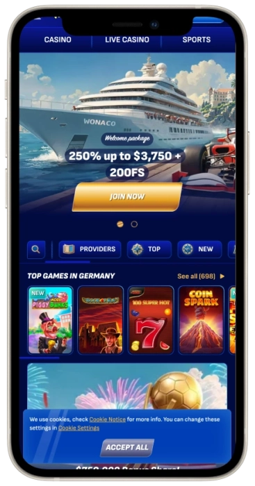 Wonaco Mobile App
